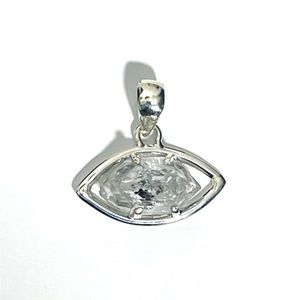 NEW Herkimer Diamond Sterling Silver Pendant 925